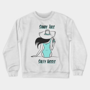 Sandy Toes Salty Kisses Crewneck Sweatshirt